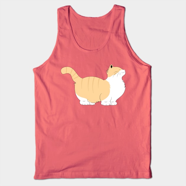 Munchkin Cat Tank Top by LulululuPainting